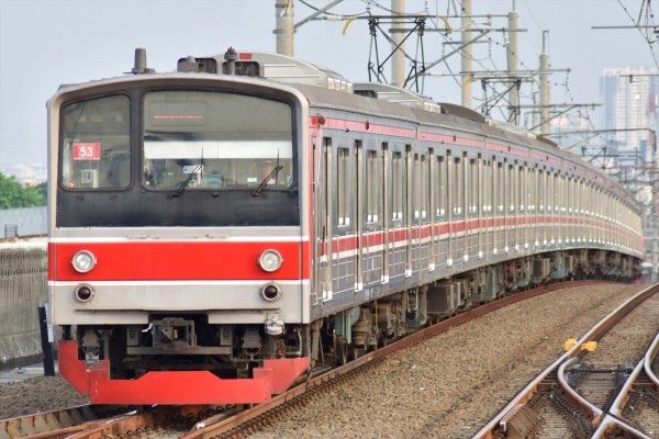 武蔵野線　205系　bトレイン　8両 編成　小窓車　M34 205 bトレ 武蔵野線 205系 bトレイン 8両 編成 小窓車 M34 205 bトレ