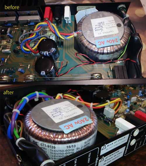 オーディオ探訪 Creek4040 S2 電源変更 トランス載せ替え1 : バチモン