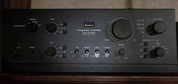 SANSUI AU-D707 最高にカッコイイ アンプ : バチモン隠居 よろず探訪