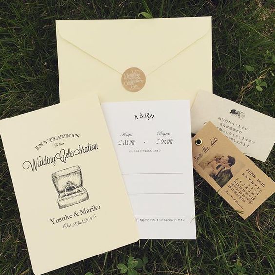 イマドキウェディングの招待状アイデア ウェディングプランナーミュウの日記