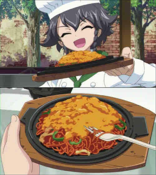 ガルパンの劇中内再現メニューその2 飯と好きな事