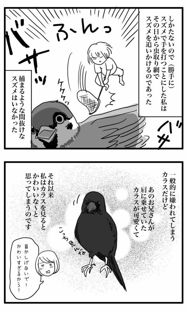 憧れのカラス ナイフみたいにとがってら 元反抗期男子と天然男子とアラフィフ母の日常コミックエッセイ Powered By ライブドアブログ