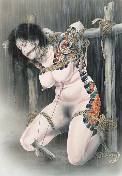 日本刺青熟女緊縛蝋燭無修正画像 美しき女性の緊縛美 (573）刺青(入れ墨) の女 : ko_c_sanのblog