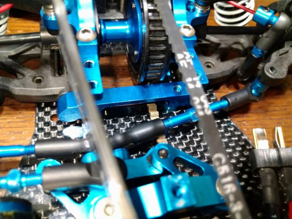 TRF416シャーシ　サーボ付 TRF416シャーシ サーボ付 TRF416 10.5T搭載＆サーボ交換＆SSBB化