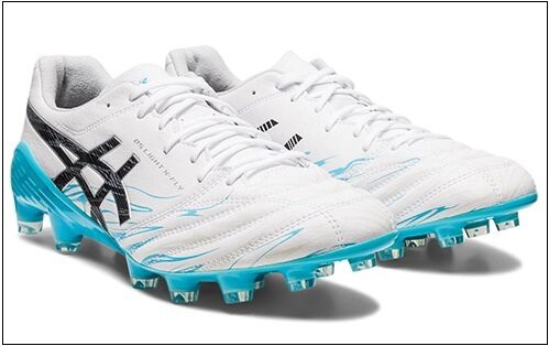 限定モデル ASICS X-FLY5 リミテッド 人口皮革 日本の伝統模様「矢絣（やがすり）」をモチーフにしたサッカー用