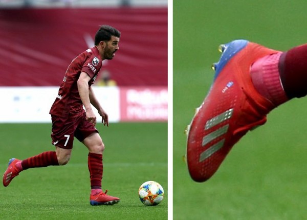 ヴィッセル神戸　ダビド　ビジャ　実使用試合球 ヴィッセル神戸ダビドビジャ実使用試合球