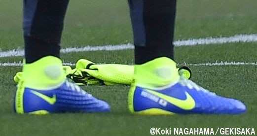 山口蛍が特注スパイクを着用！（ナイキ特注マジスタオーパス2FG