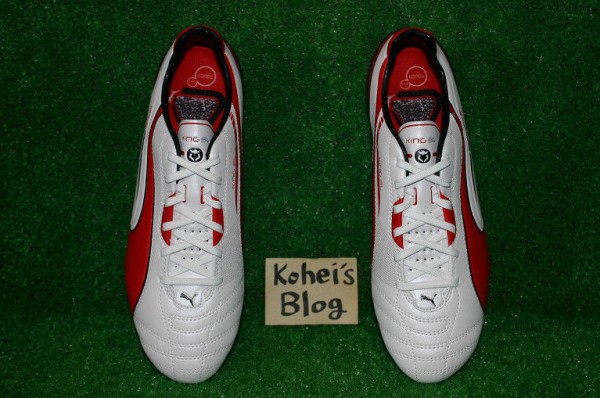 プーマキング SL PUMA プーマ キング SL メタリックホワイト×ブラック 【PUMA