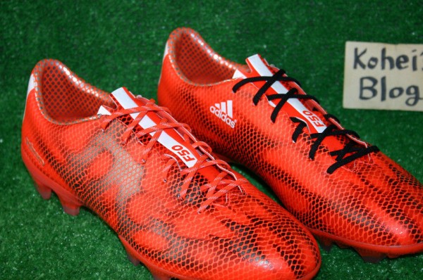 アディゼロ F50 シューレースを替えてみる : Kohei's BLOG サッカー