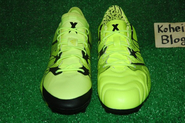 Adidas X15 1 と X15 1 Le 比較 Kohei S Blog サッカースパイク情報ブログ