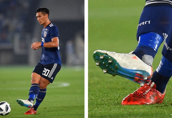 槙野智章　着用スパイク アディダス　エックス　18.1 FG/AG Djlv8MxU0AAD2fK.jpg?format=jpg