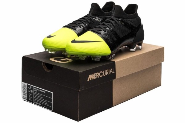 ナイキ マーキュリアル GS360 Nike Mercurial GS 360 FG Cleat Black Volt Men's - AO2803-007