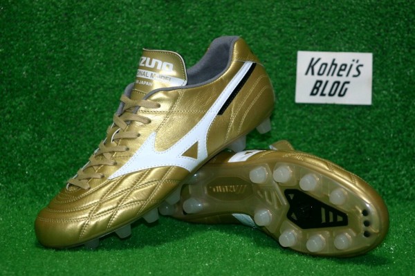 ミズノ復刻版『モレリアUL JAPAN』ゴールドの機能性まとめ : Kohei's