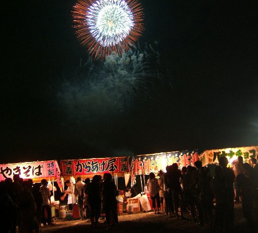 花火 川越安比奈親水公園 歴史の町 鎌倉と川越