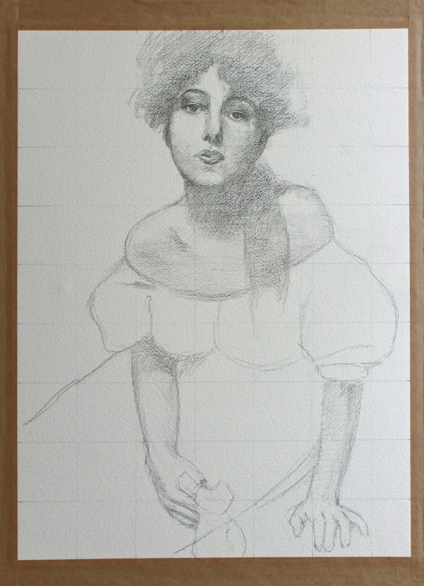 ひとりで描ける水彩画（4） 鉛筆と水彩で描く人物画 : ノラの