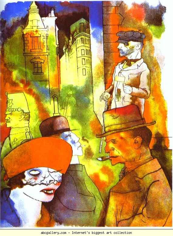 3分でわかるジョージ・グロス 新即物主義とは？ 怒りの風刺画家グロス