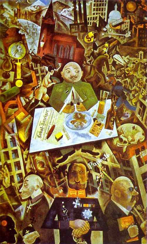 3分でわかるジョージ・グロス 新即物主義とは？ 怒りの風刺画家グロス