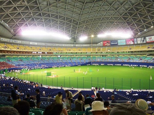 初めてのプロ野球観戦 鼓動