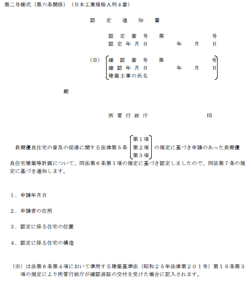 画像付 長期優良住宅建築等計画の認定通知書 住宅用家屋証明書 認定長期優良住宅建築証明書 サラリーマンのための住宅ローン控除 21年確定申告の手引き