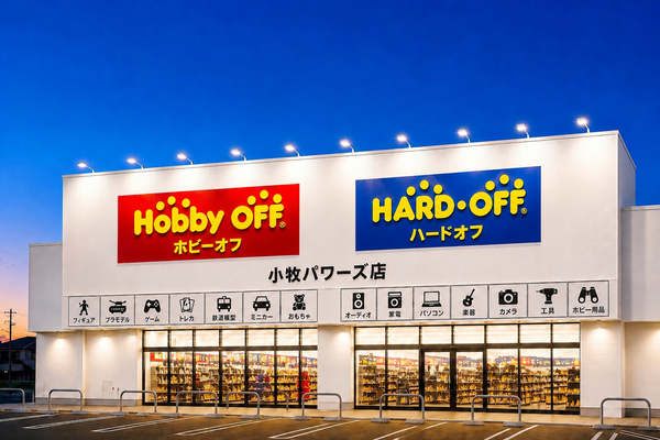 ホビーオフ/ハードオフ 小牧パワーズ店」が7月10日グランドオープン