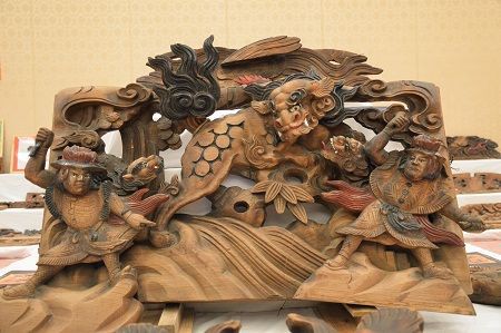 奈良のだんじり彫刻展 ！ : 彫物名鑑 小松堂