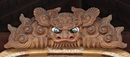 清 大型欄間 窓浮彫『唐人物図』龍装飾一刀彫 木製額入中国美術