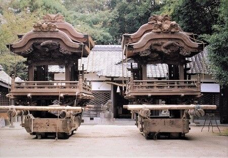 だんじり【地車】石川型 だんじり ミニだんじり 地車 石川型 ハンドメイド 木製 - メルカリ