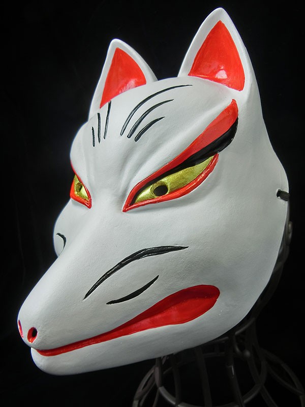 ラテックス製狐面 狐面堂の覚え書き