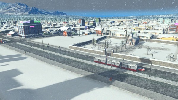 Cities Skylines シティーズスカイライン 雪国編 その3 今日はゲーム日和