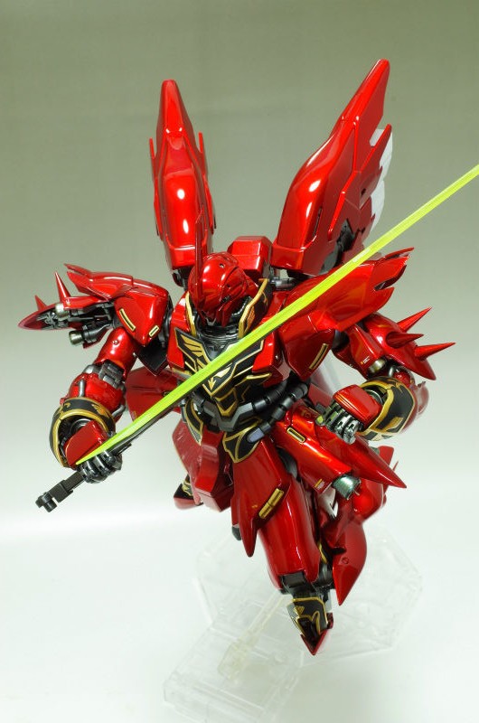 MG シナンジュ \"匠studioカスタム\" 1/100 キャンディ塗装完成品 MG シナンジュ 