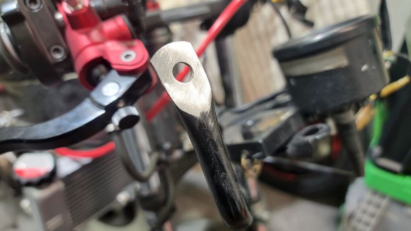 NSR50/mini フルカウル クイックファスナー スクリーン付き 等 サイドカウルステー クイックファスナー仕様