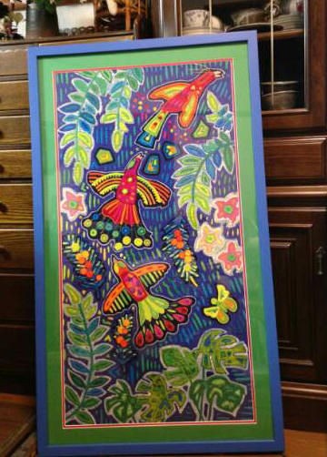 大人の手作り「モラ」刺繍・・・・ : ゆるりと暮らす