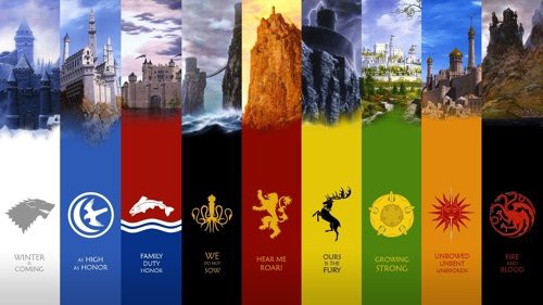 氷と炎の歌 ウェスタロスの名家の紋章をポケモンで作ったら というアート Game Of Thrones いろいろ保管庫