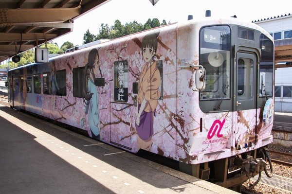のと鉄道'花咲くいろはラッピング列車'を徹底撮影！ : Pilgrimage ‐巡礼‐