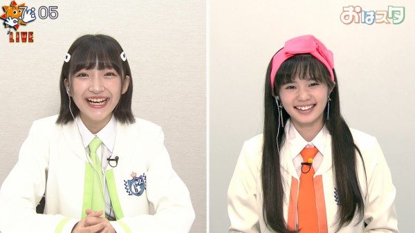 おはスタ おはガール 月曜日 小川桜花ちゃん 16才 高校1年生 ヨウカ 原田都愛ちゃん 15才 中学3年生 トア 動画あり 21年2月 子役タレント応援ブログ