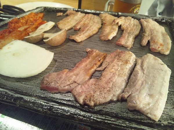 松戸 みょんどん でまたまたサムギョプサル 柏 優待マイスター