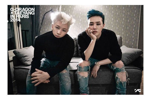 Bigbang ビッグバン Bigbangのg Dragonとsol パリ映像集の予告イメージ公開衝撃的なヘアカラー スタイル 韓国k Pop情報