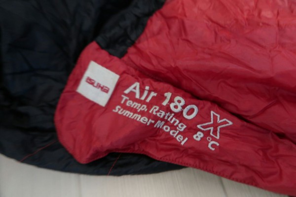 イスカ Air 180 X Summer Model シュラフ 愛用の夏用シュラフ：ISUKA(イスカ) Air 180X : 絶対にマネをし