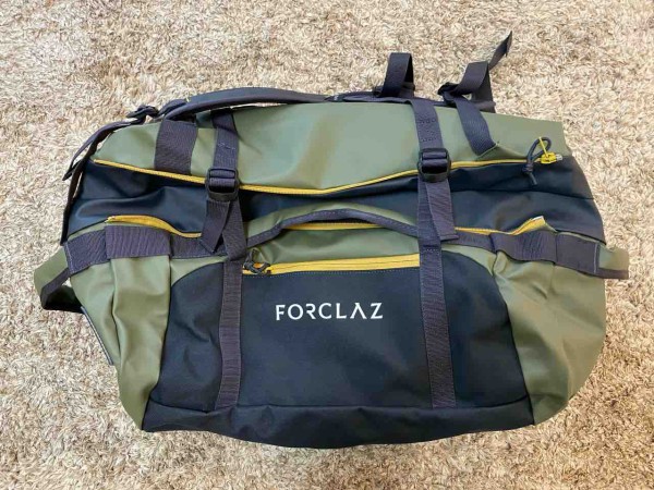 レビュー】デカトロン・FORCLAZ（フォルクラ）TRANSPORT BAG 40-60L