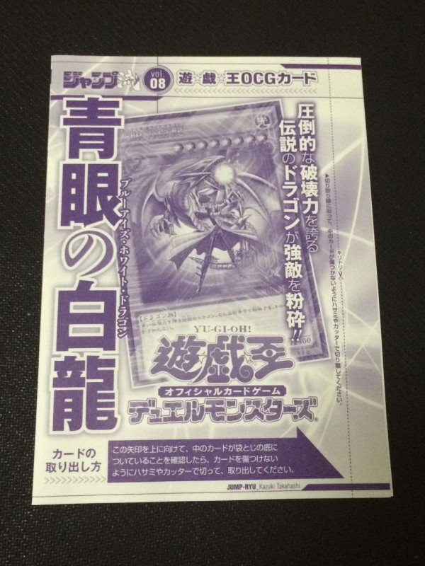 ジャンプ流 8冊 遊戯王カード 青眼の白龍 付属 少年漫画 Scoopsindia Com