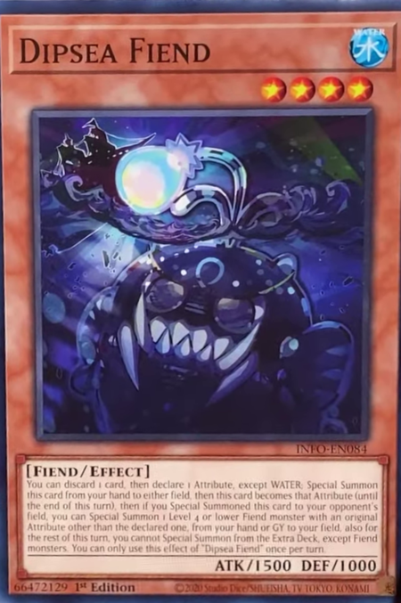 遊戯王 海外INFO新規「Dipsea Fiend」は実質プランドロール新規だわ