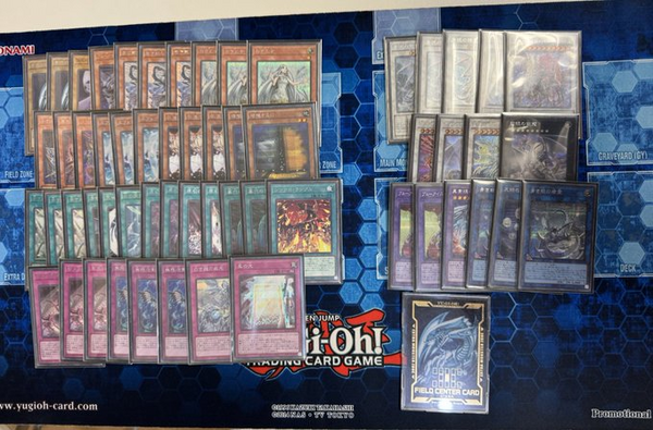 最終値下げ　原石青眼デッキ　大会優勝構築　メイン40+EX15+サイド15 原石青眼 デッキ メイン40枚EX15枚 - メルカリ