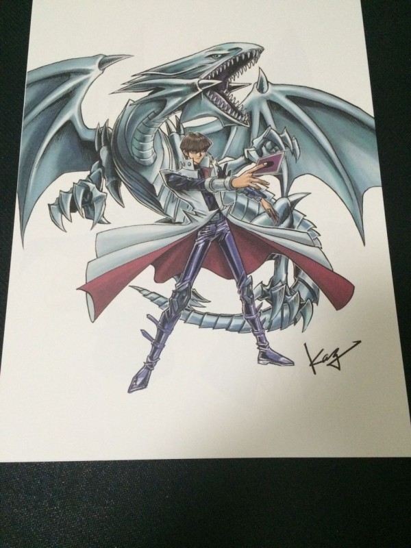 遊戯王 ジャンプ流vol 8レビュー 付録の海馬 青眼の白龍 実物カード画像 遊戯とヴァンガード