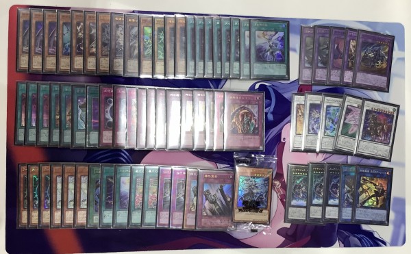 遊戯王　再世（リジェネシス）デッキ　スリーブ付き 遊戯王 再世（リジェネシス）デッキ スリーブ付き - メルカリ