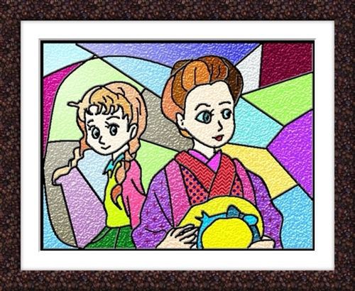 タイタンビカスともみじ葵 日々微笑みを