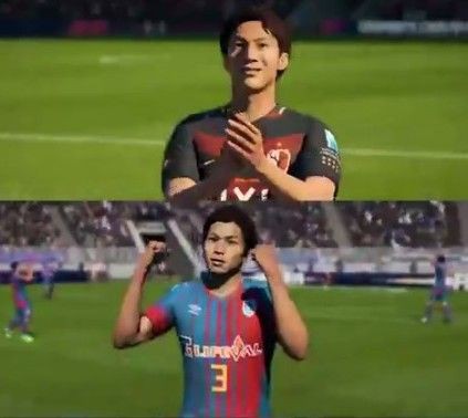 Fifa18 ｊリーグ選手多めの公式動画登場 顔面写真集 Kuma16 スクショ メモ帳 置き場