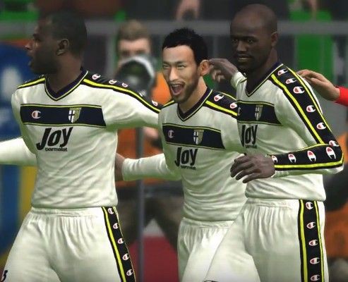 ウイイレ17 パルマ中田への愛を感じるpc版の動画 作成された固有フェイス パルマは今 Kuma16 スクショ メモ帳 置き場