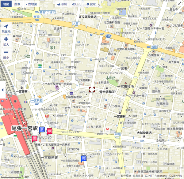 60年前の市街地を現代風地図で再現 B B L T