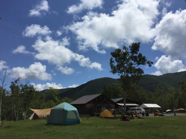 夏の乗鞍高原一の瀬キャンプ場 Kuma Days