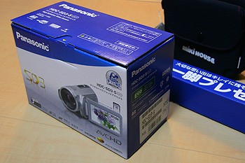 PANASONIC HDC-SD3 ビデオカメラ本体 松下、1,920×1,080ドット記録に対応したSDムービーカメラ